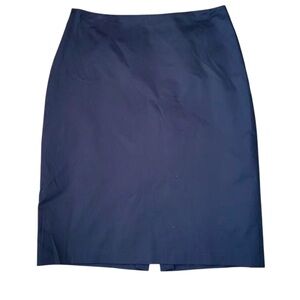 Ellen Tracy Linda Allard Charcoal Grey Fully Lined Pencil Skirt Size 8